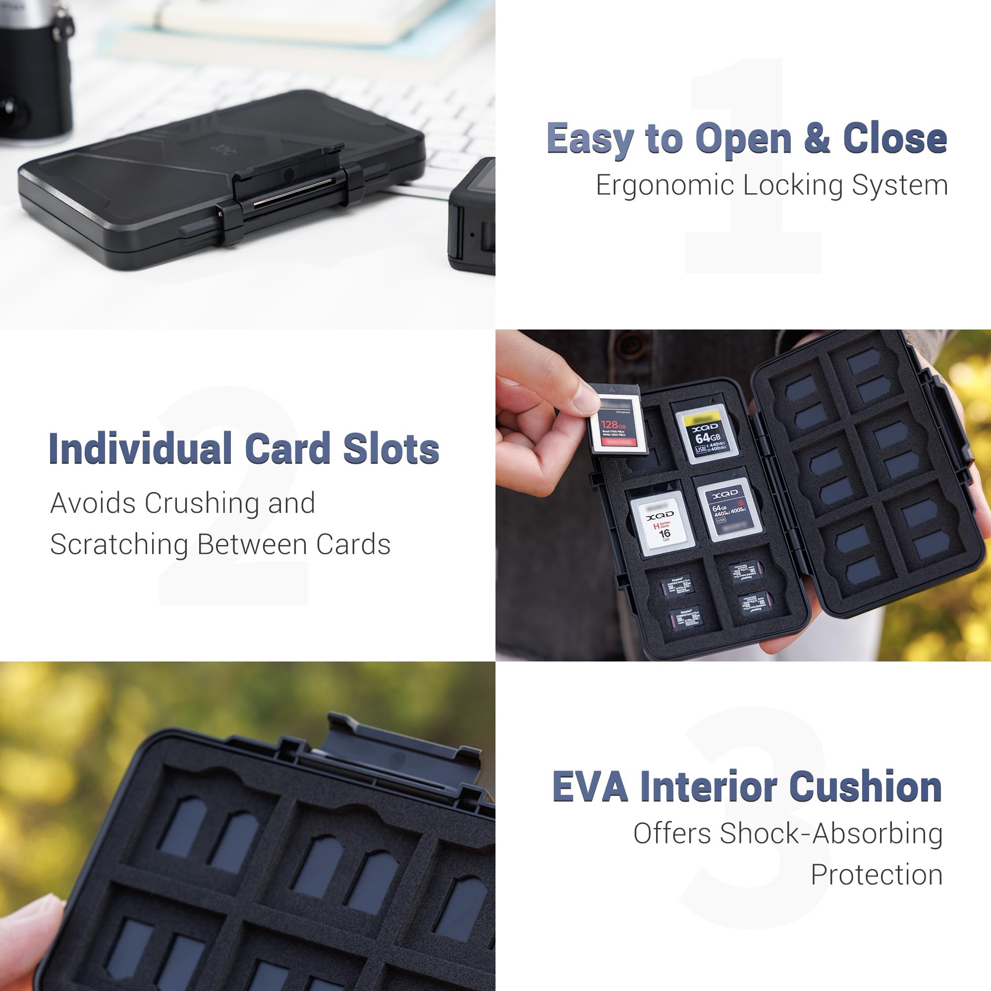 Amazon.com: [Large Capacity] XQD Card CFexpress Type B Card Case